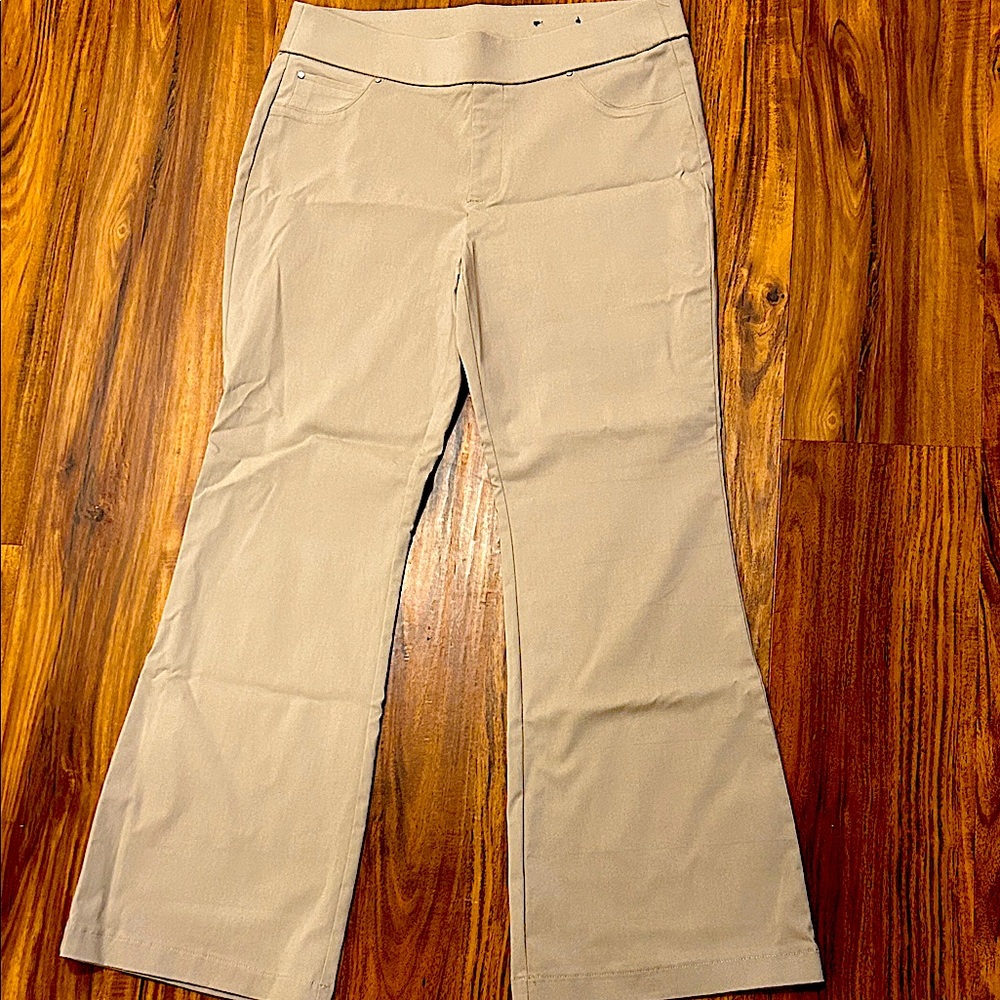 INC International Concepts Beige Flare Pants
